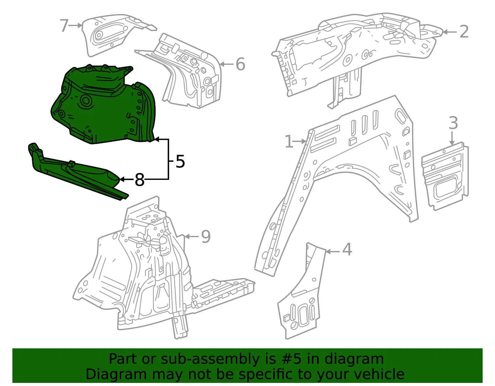 Tail Light Pocket - GM (42881237)