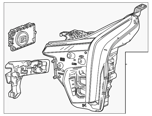 Headlamp - GM (42888030)