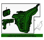 Headlamp - GM (42888030)