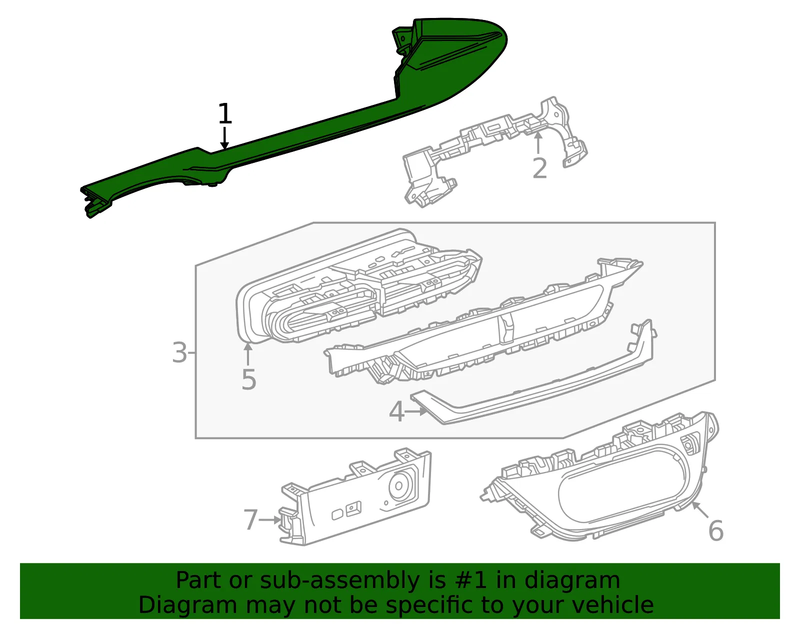 Cluster Trim - GM (42897186)