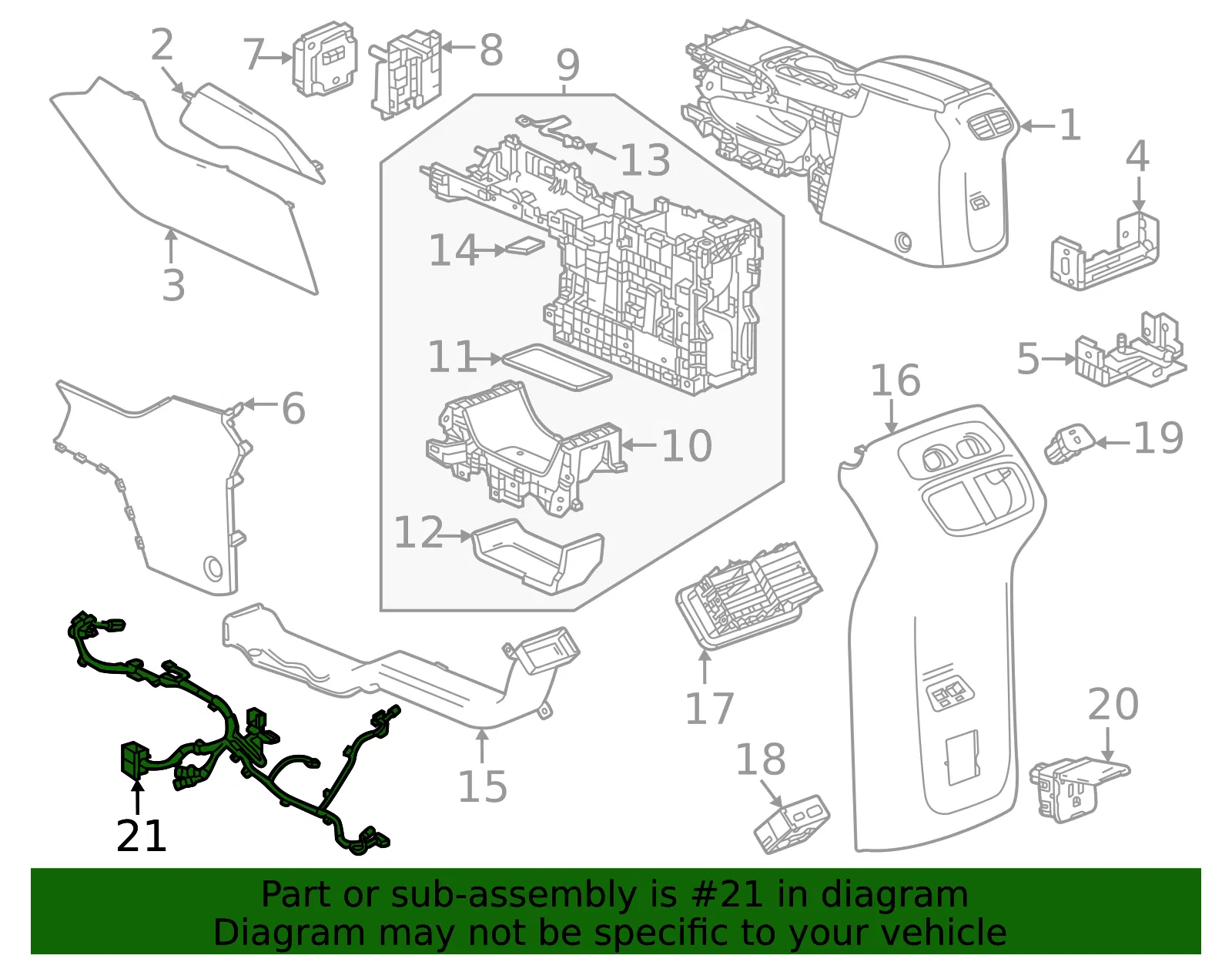 Wire Harness - GM (42907045)