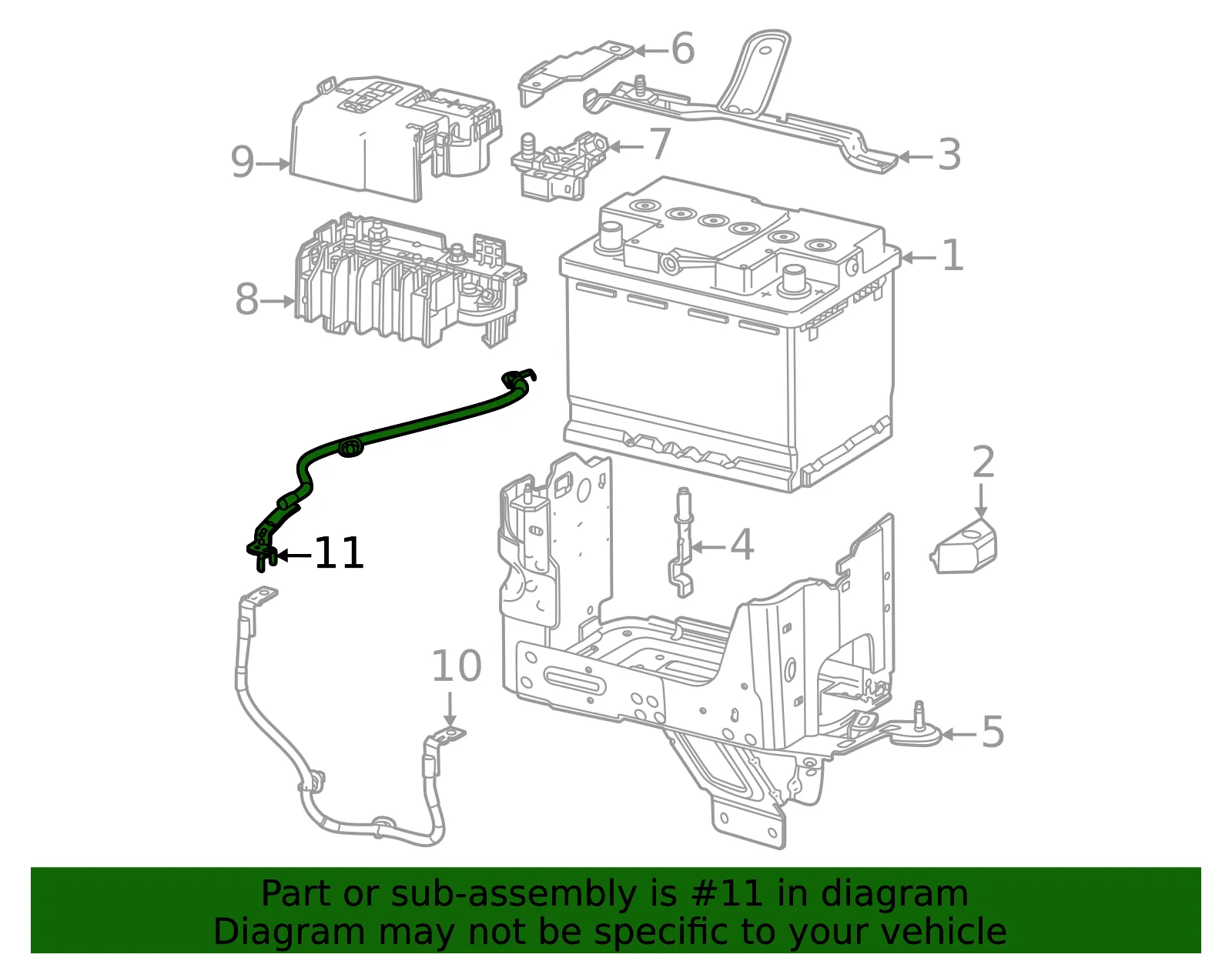 Battery Cable - GM (42927447)