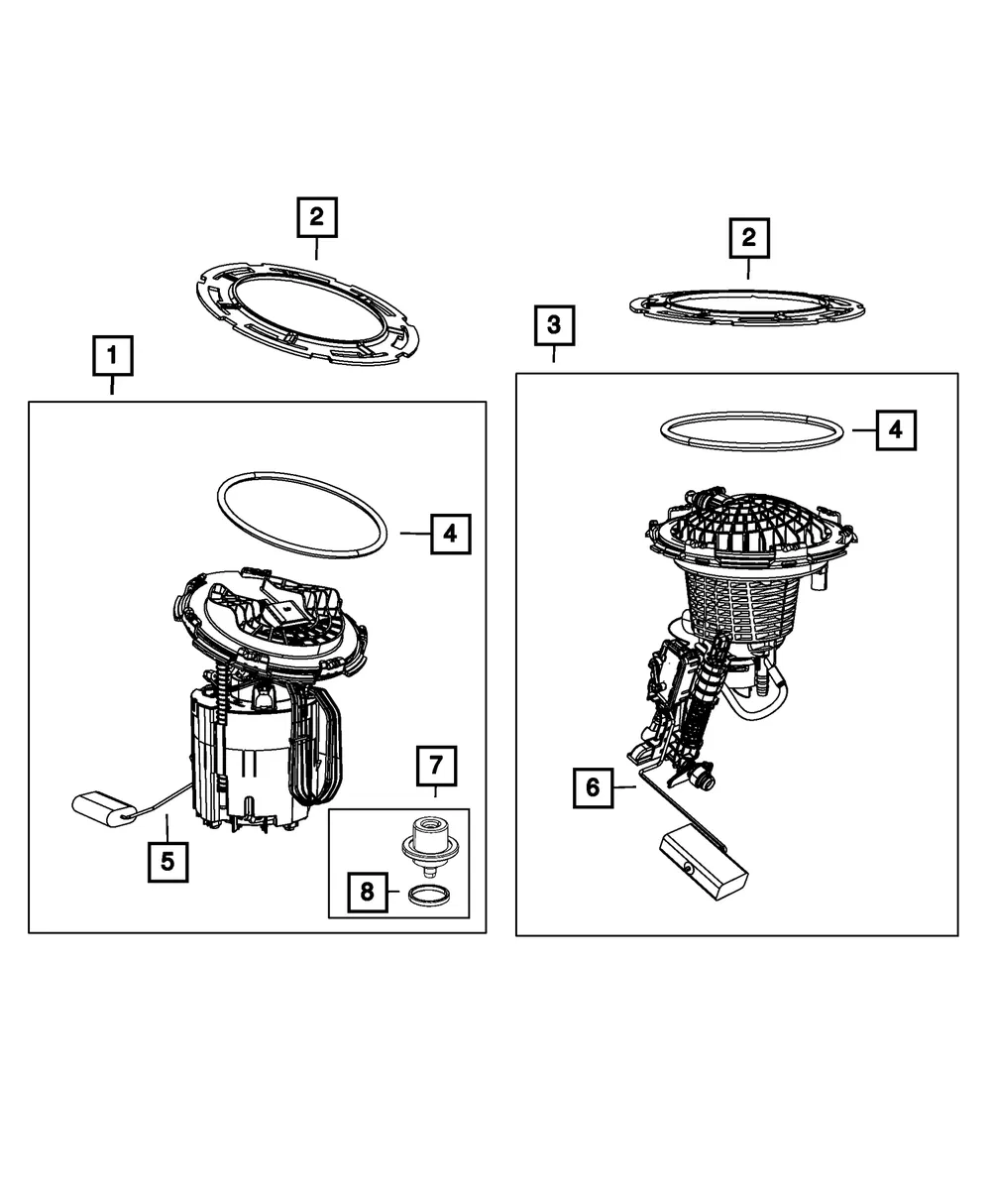 Pickup / Level Unit Module Kit - Mopar (4581410AE)