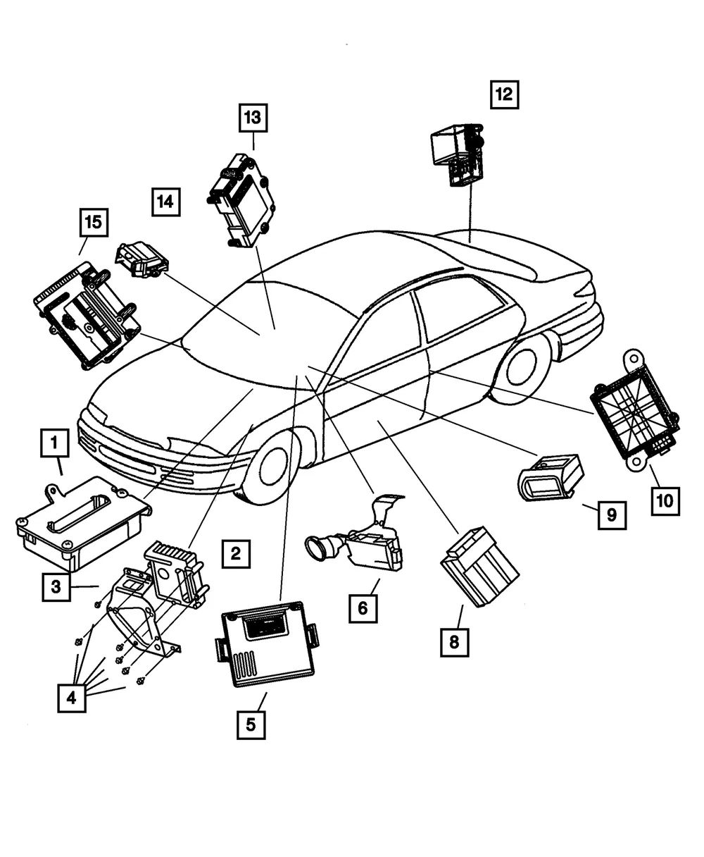 Body Controller Module - Mopar (4602379ac)