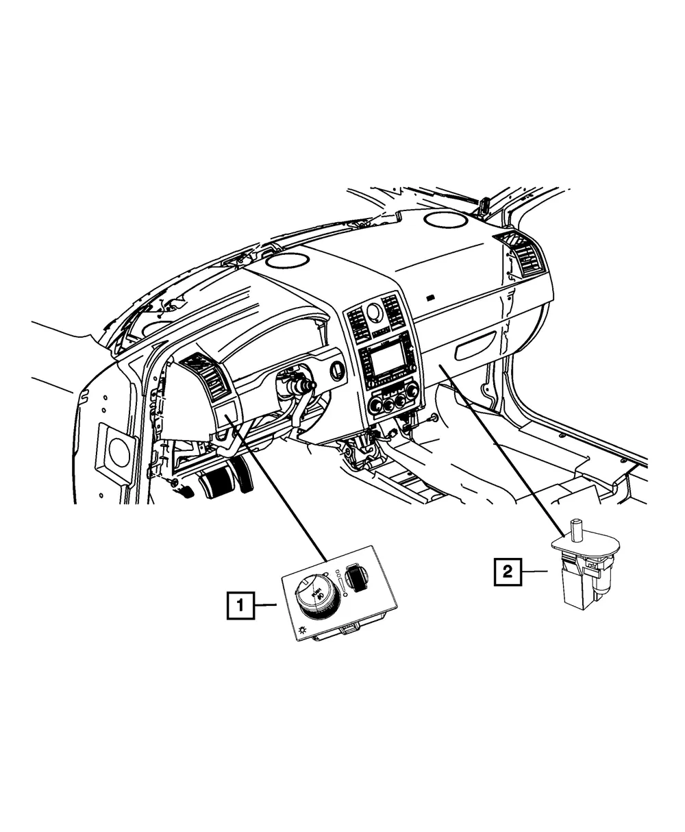 Headlamp Switch - Mopar (4602890AD)