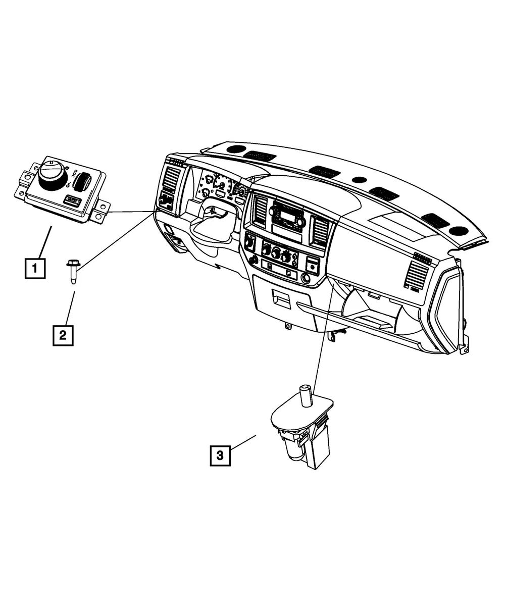 Headlamp Switch - Mopar (4602918AA)