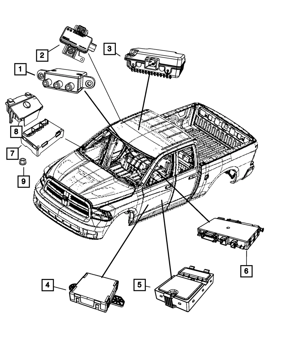 Seat Memory Module - Mopar (4602919AD)