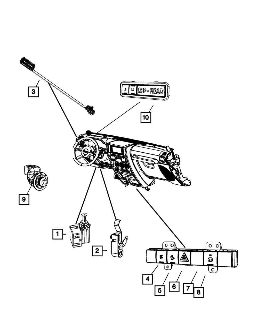 Gang Switch 5 - Mopar (4602990AE)