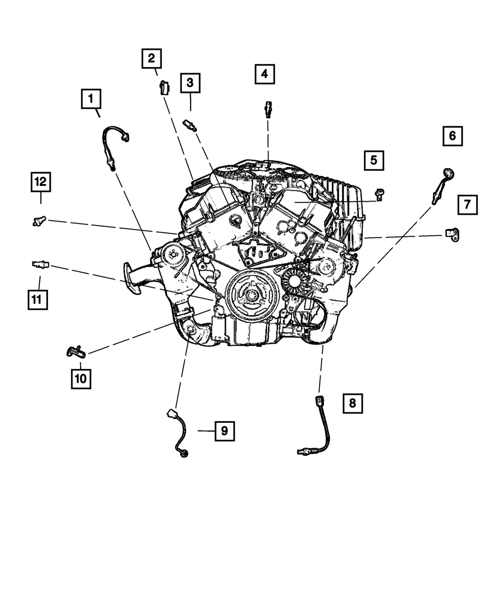 Oxygen Sensor - Mopar (4606133AD)