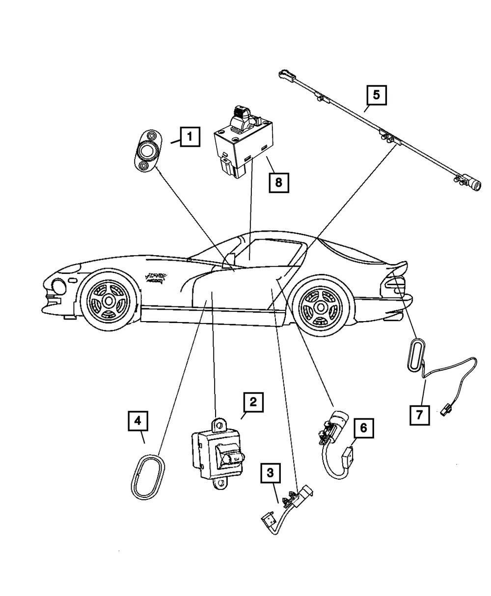 Mirror Switch - Mopar (4608505af)