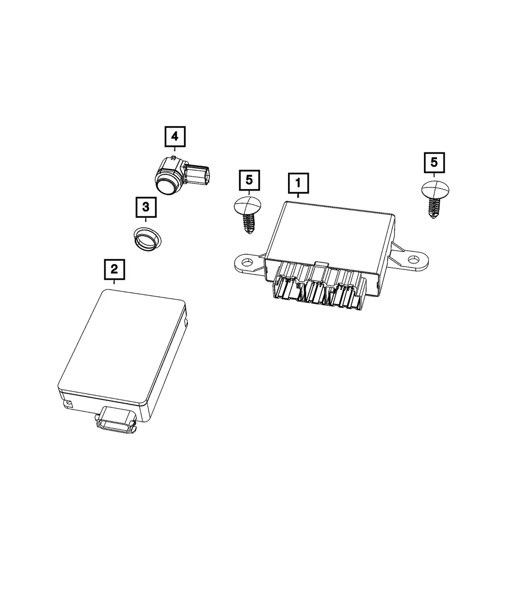 Blind Spot Detection Module - Mopar (4672783aa)