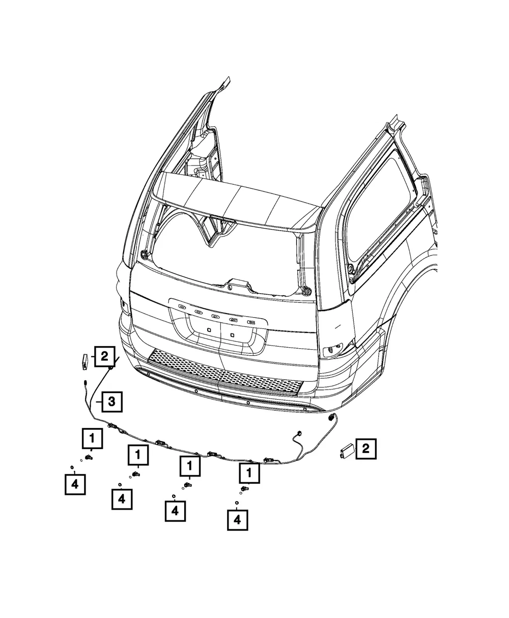 Blind Spot Detection Module - Mopar (4672785aa)