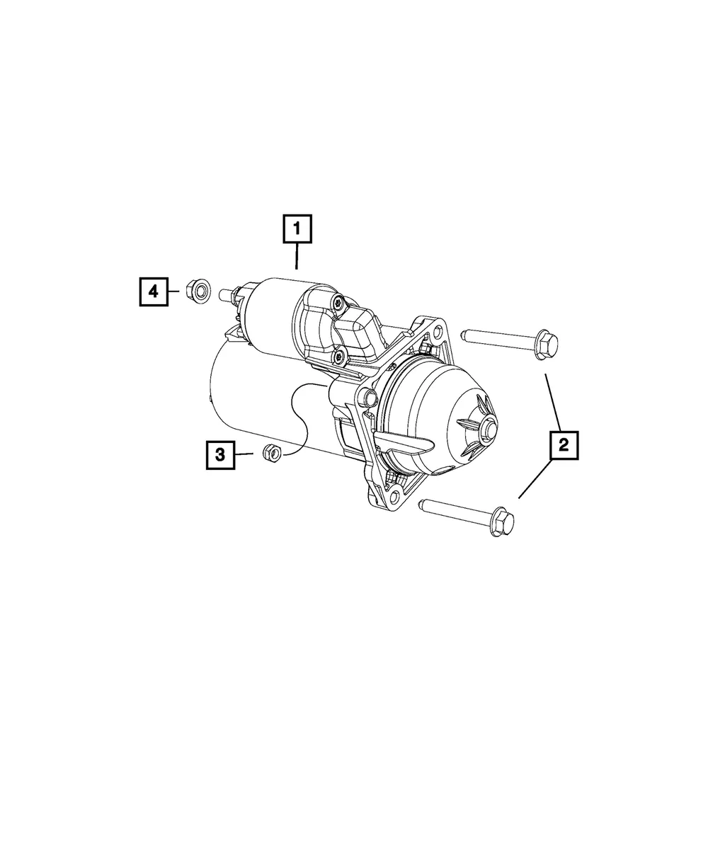 Engine Starter - Mopar (4727610ab)