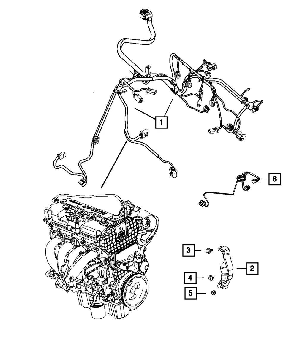 Wiring Shield - Mopar (4795259ad)