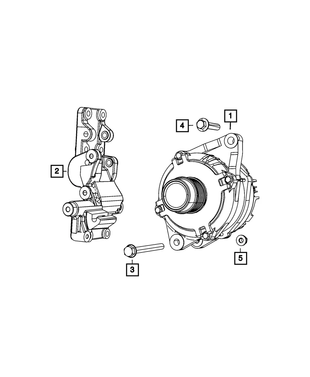 Alternator - Mopar (4801490AD)