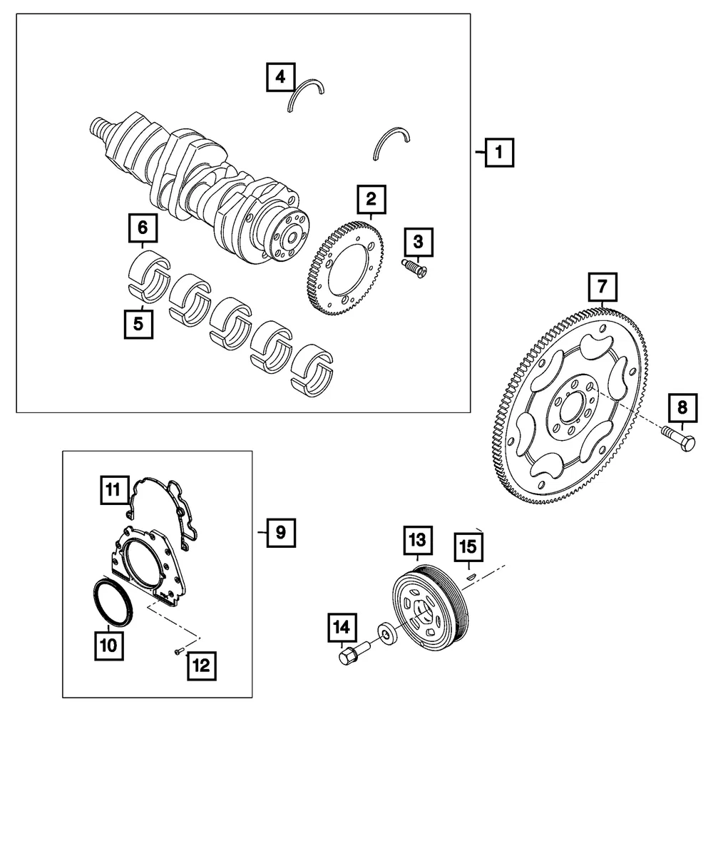Sensor Tone Ring - Mopar (4893544ab)