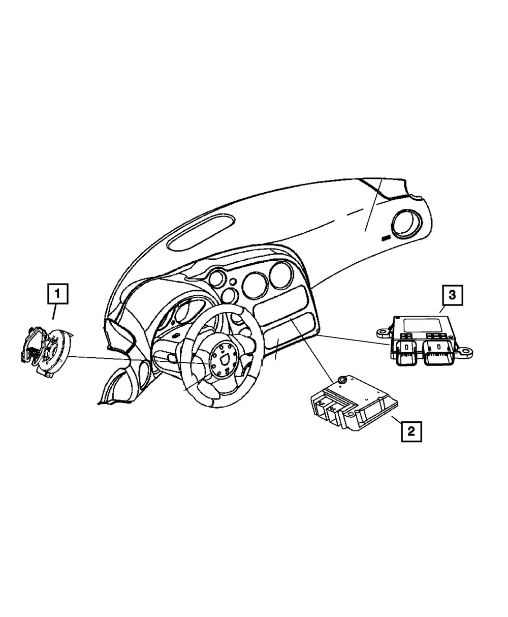 Occupant Classification Module - Mopar (4896038ac)