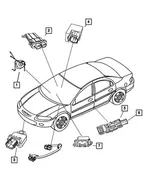 Impact Sensor - Mopar (4896061AB)