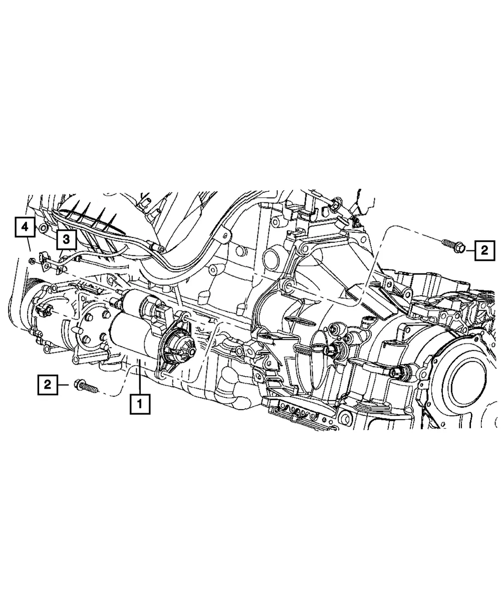 Engine Starter - Fiat (5034555AA)