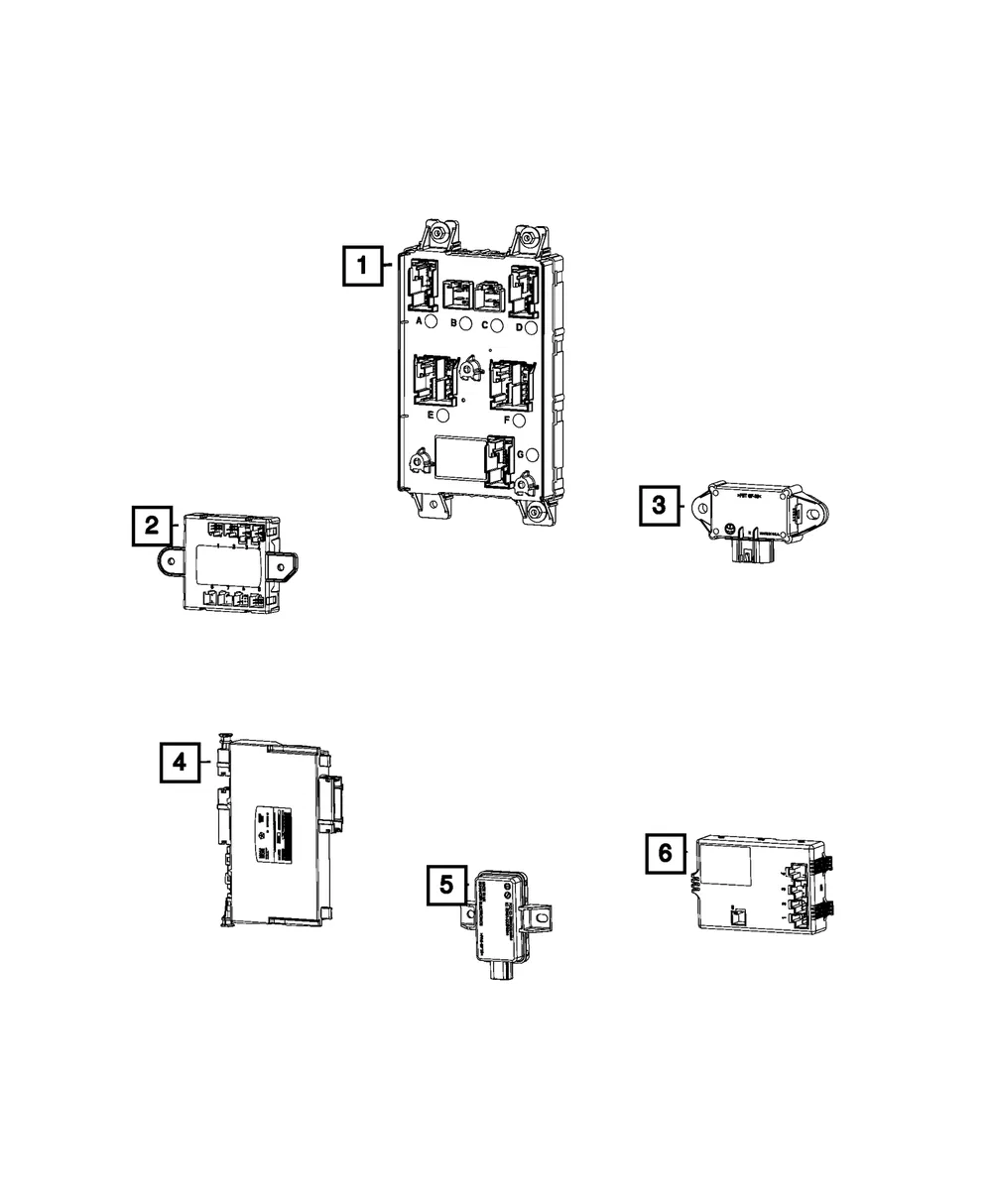 Door Module, Right - Mopar (5035186af)