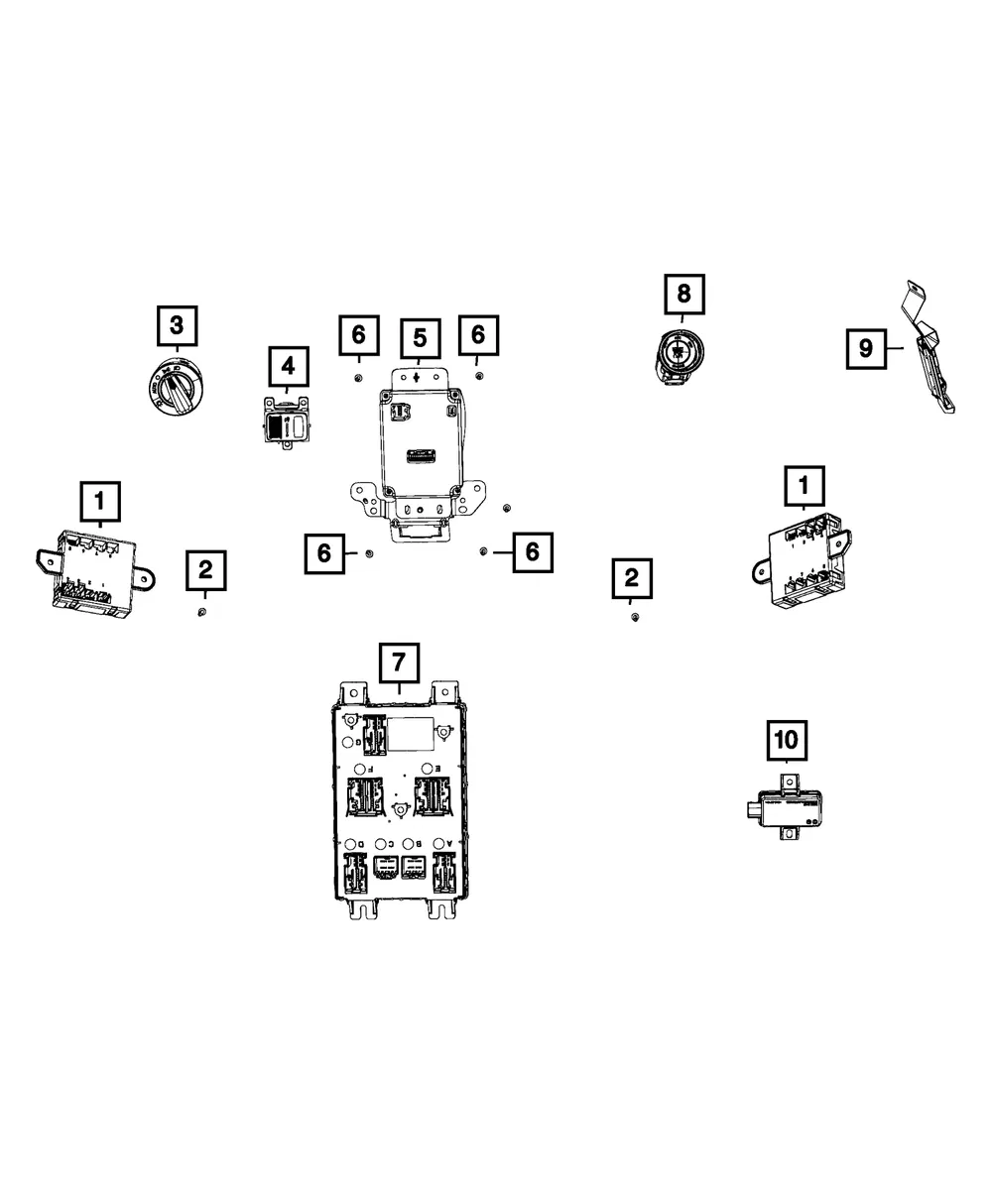 Body Controller Module - Mopar (5035462aa)