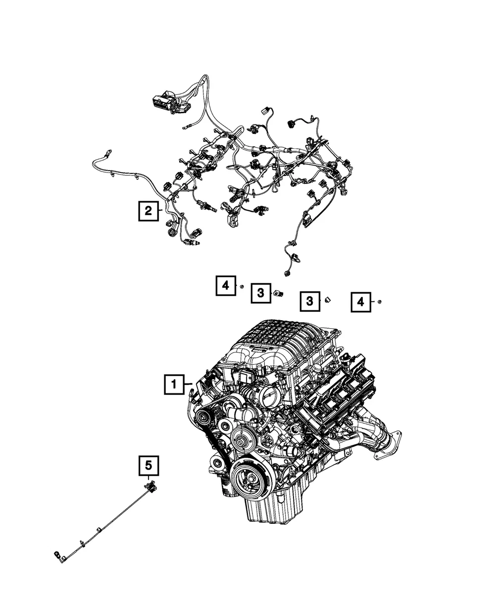 Engine Wiring - Mopar (5035574ae)