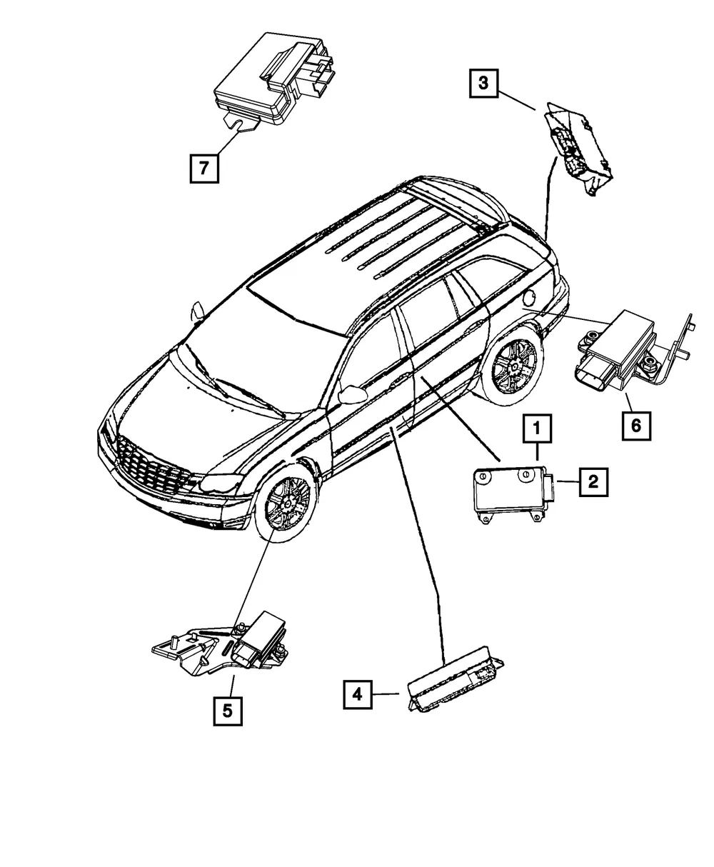 Seat Memory Module - Mopar (5082045ag)