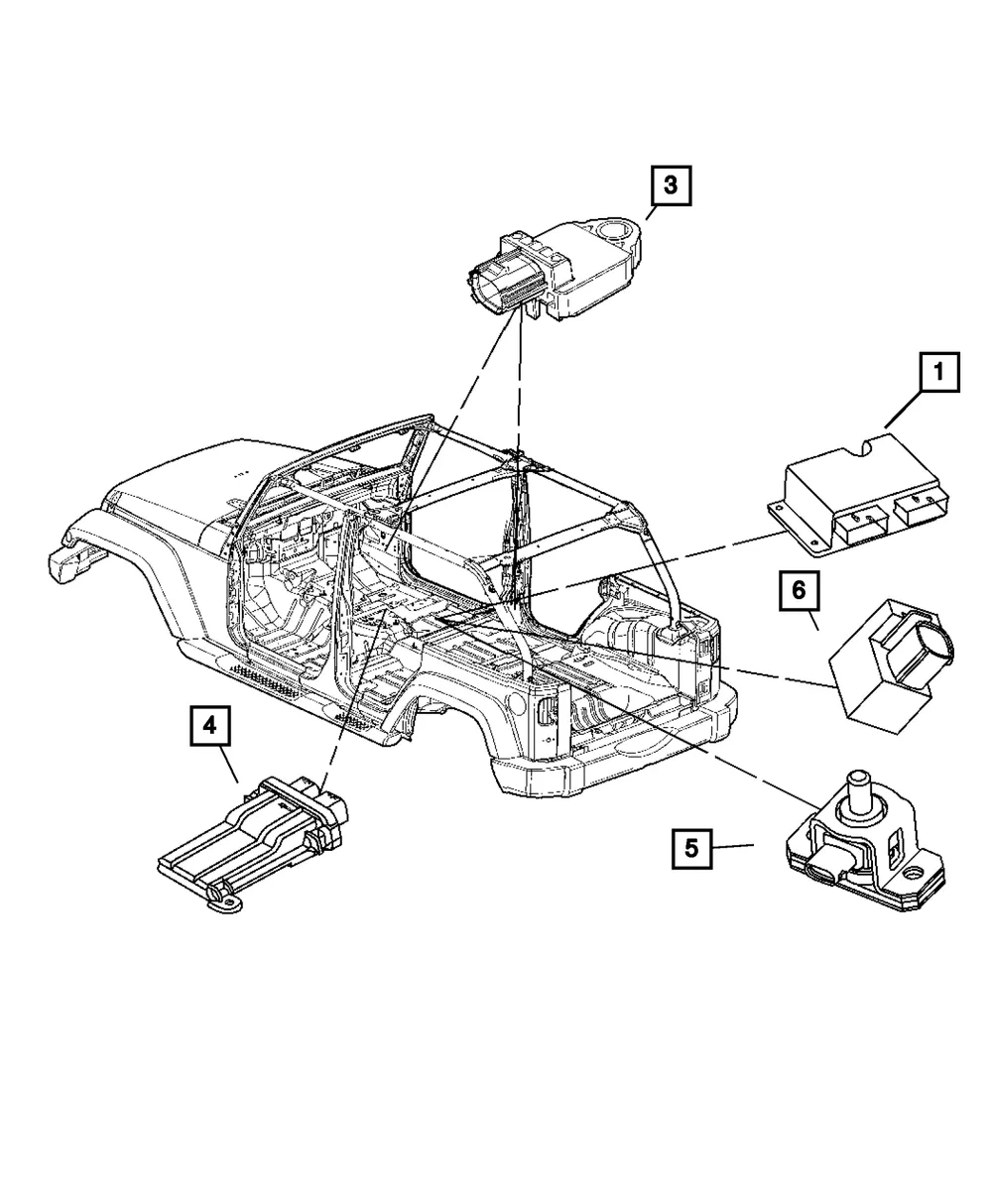 Occupant Classification Module - Mopar (5084009AG)