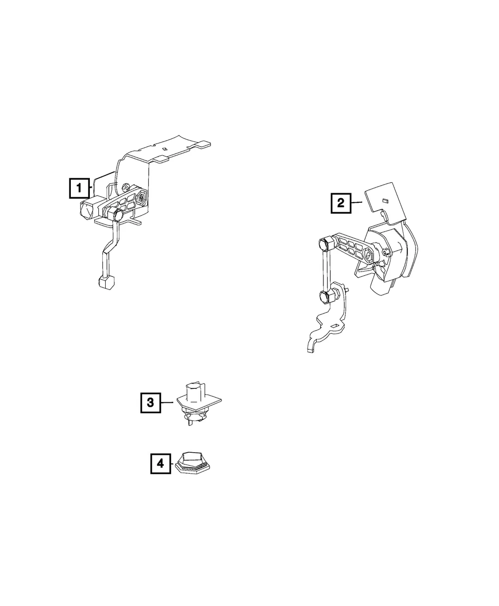 Headlamp Sensor, Rear - Mopar (5113390aa)
