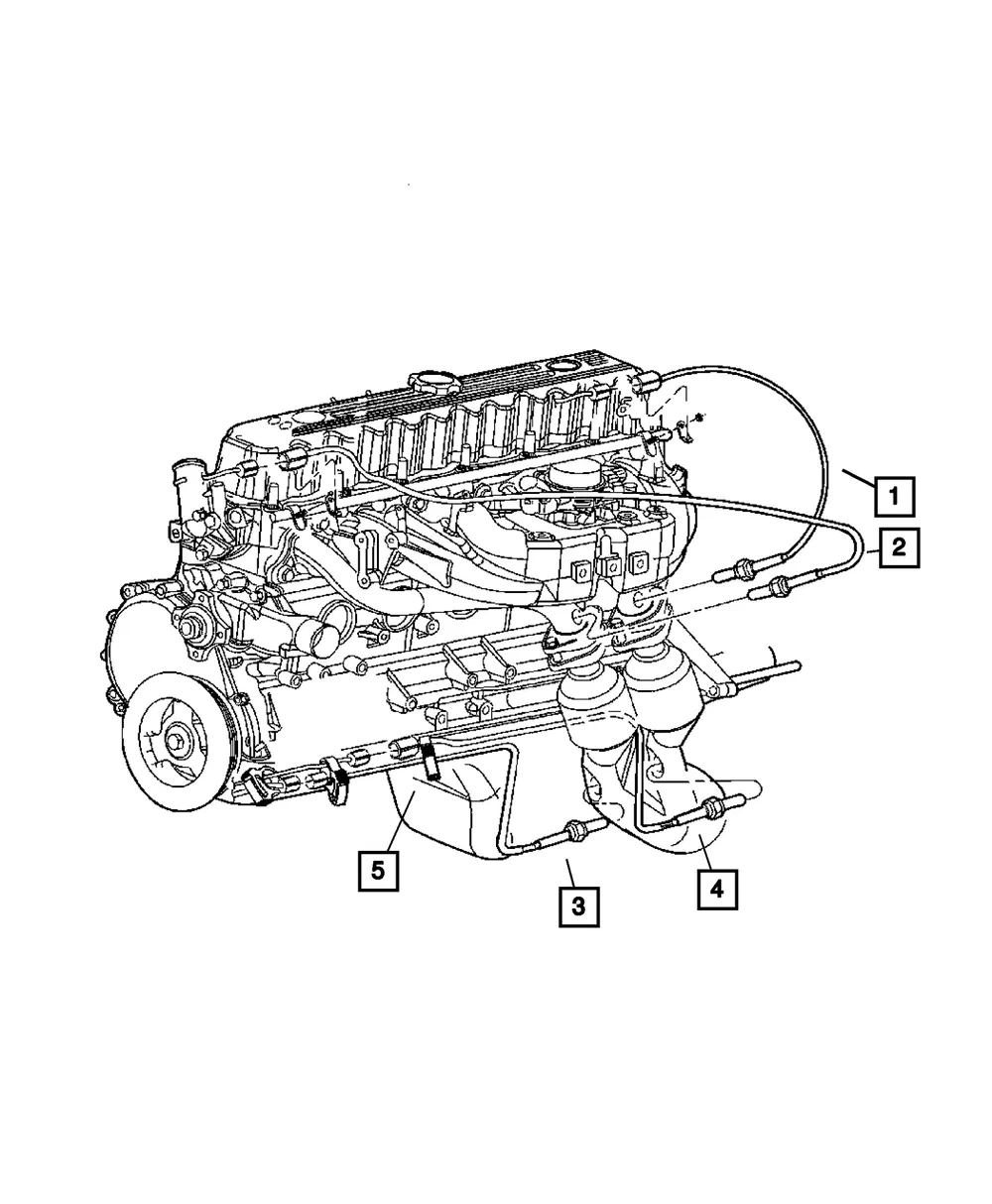 Oxygen Sensor Package - Mopar (5139021aa)