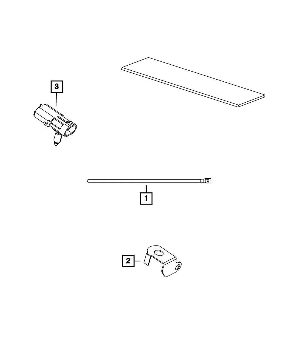 Wiring Clip - Mopar (5148132aa)