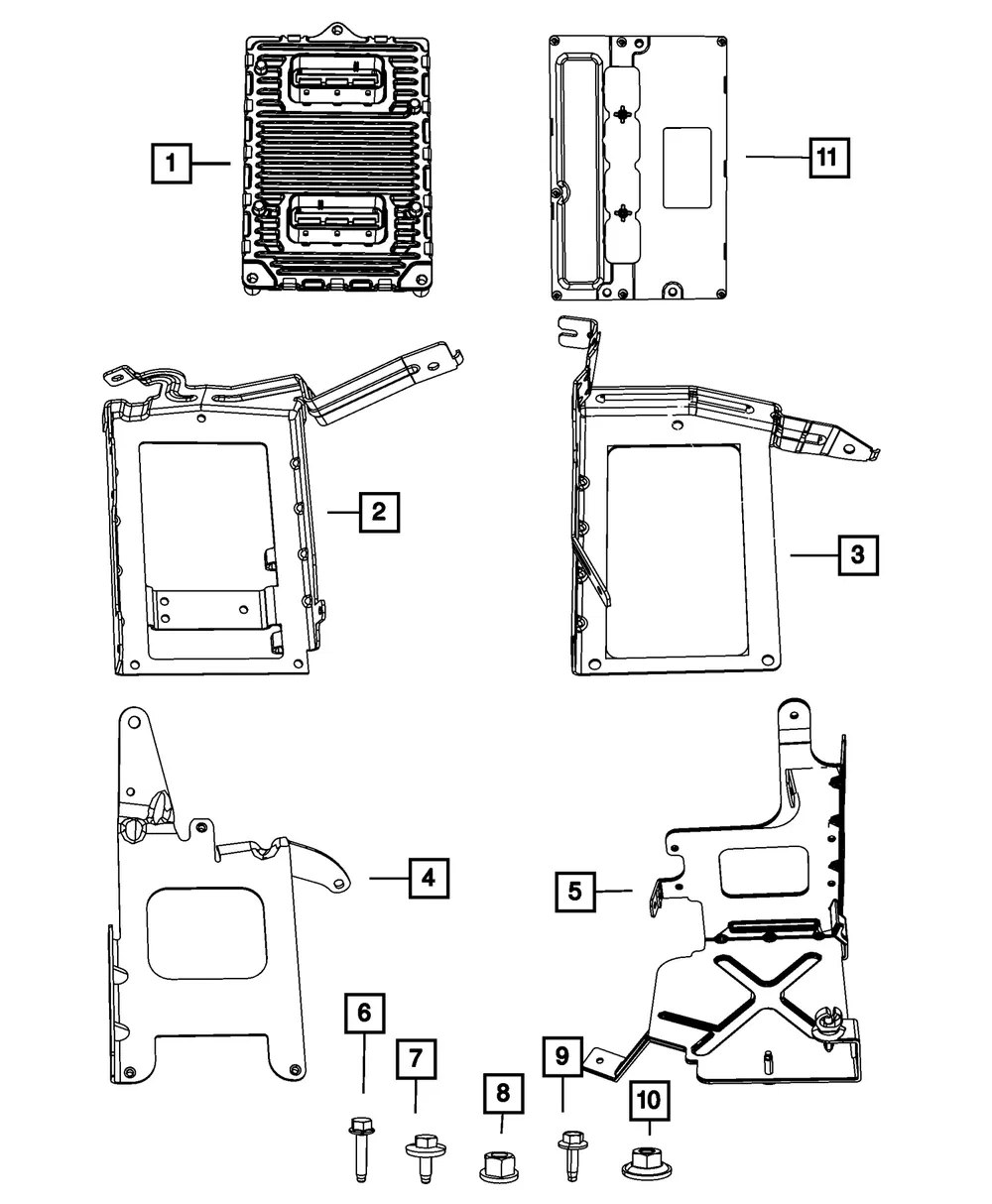 Powertrain Control Module - Mopar (5150542AE)