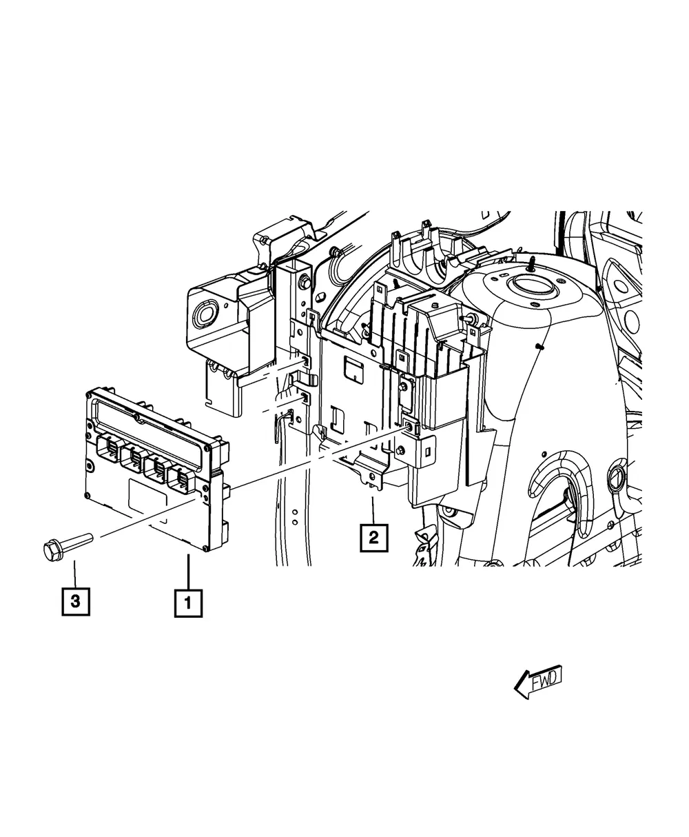 Powertrain Control Module - Mopar (5150582AC)