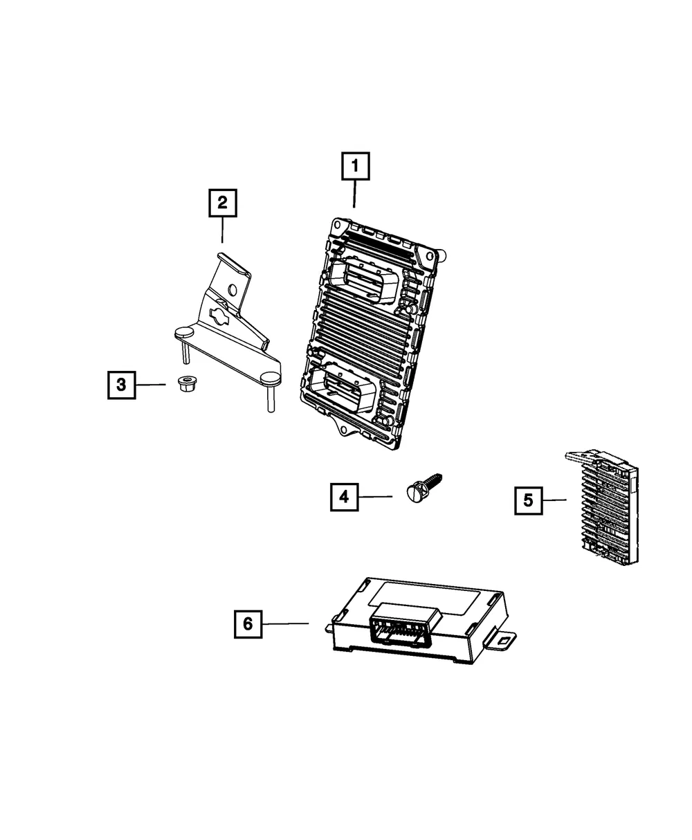 Engine Controller Module - Mopar (5150610AC)