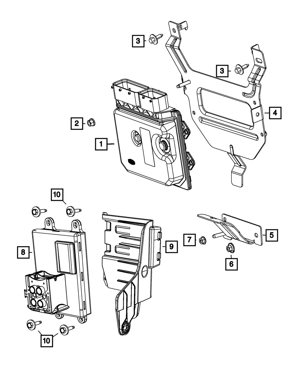 Engine Controller Module - Mopar (5150663ad)