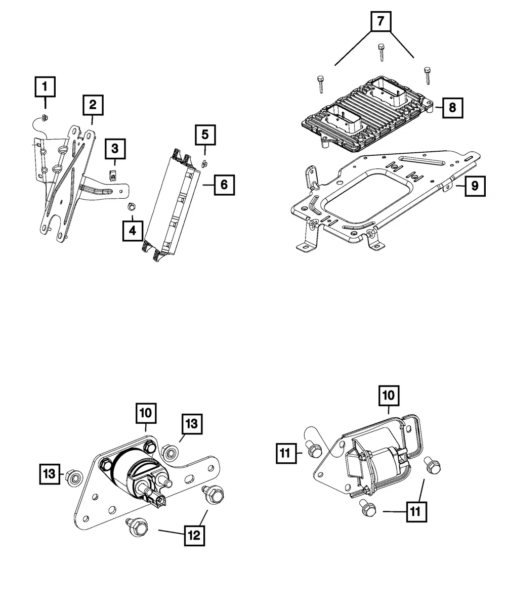 Engine Controller Module - Mopar (5150679AC)