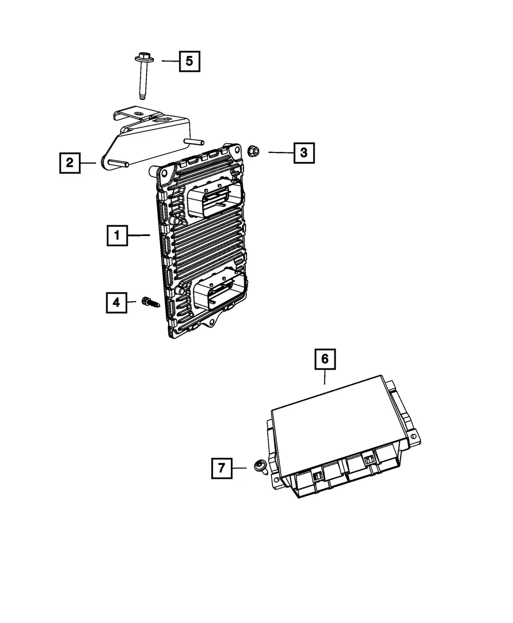 Engine Controller Module - Mopar (5150783AB)