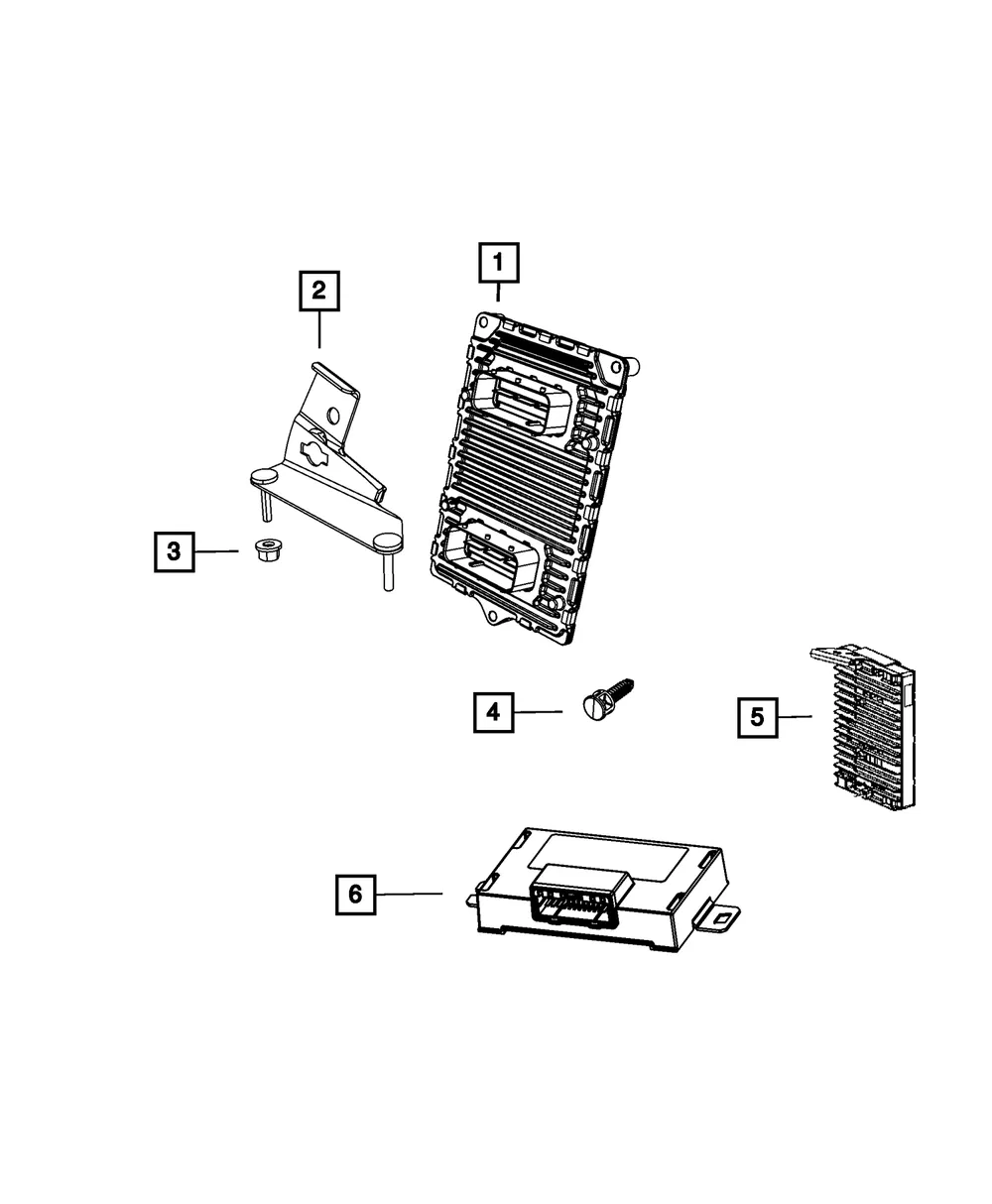 Engine Controller Module - Mopar (5150872af)
