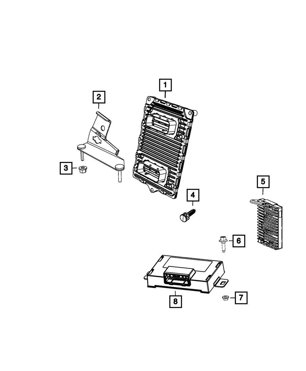 Engine Controller Module - Mopar (5150883ad)