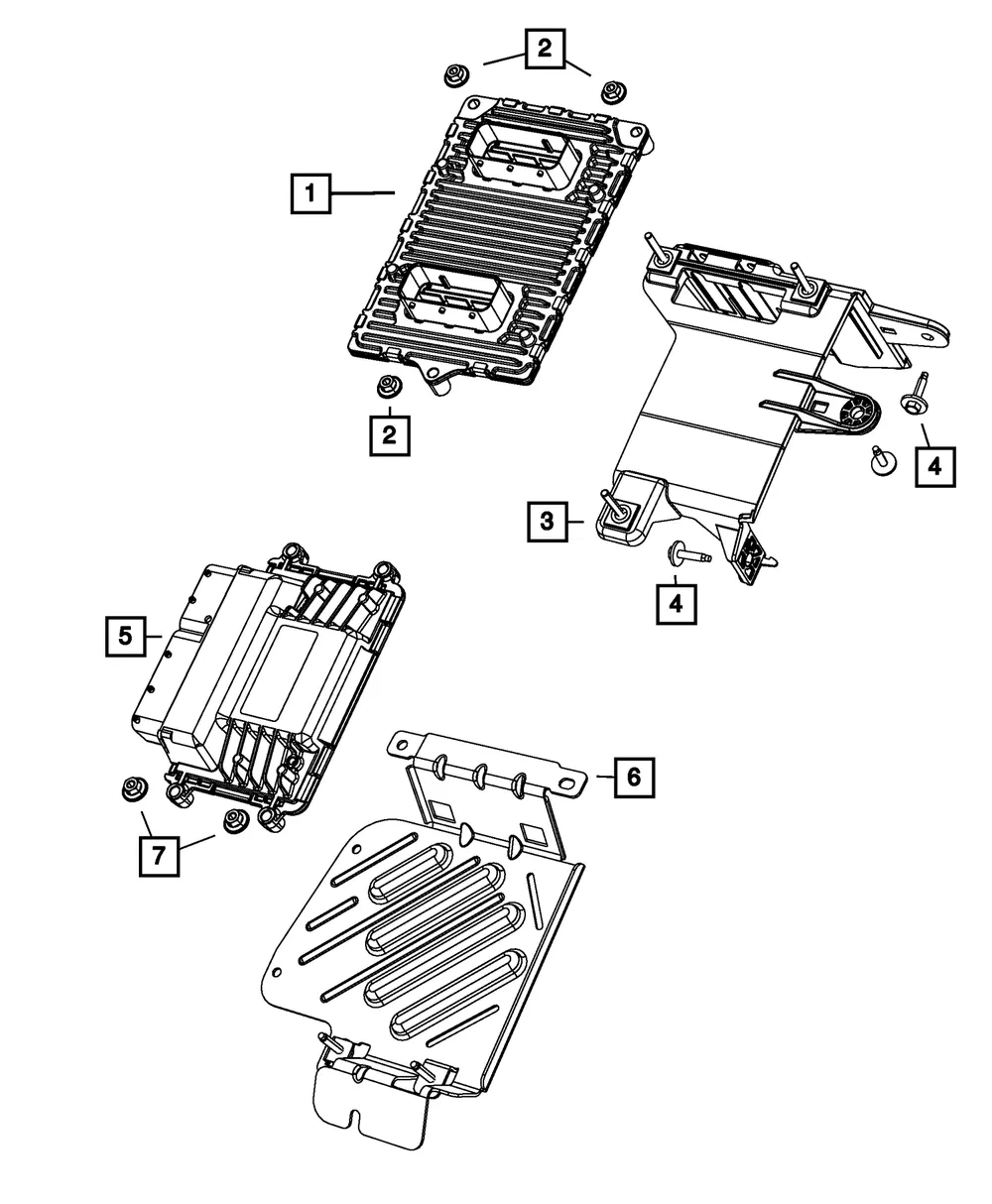 Engine Controller Module - Mopar (5150909AD)