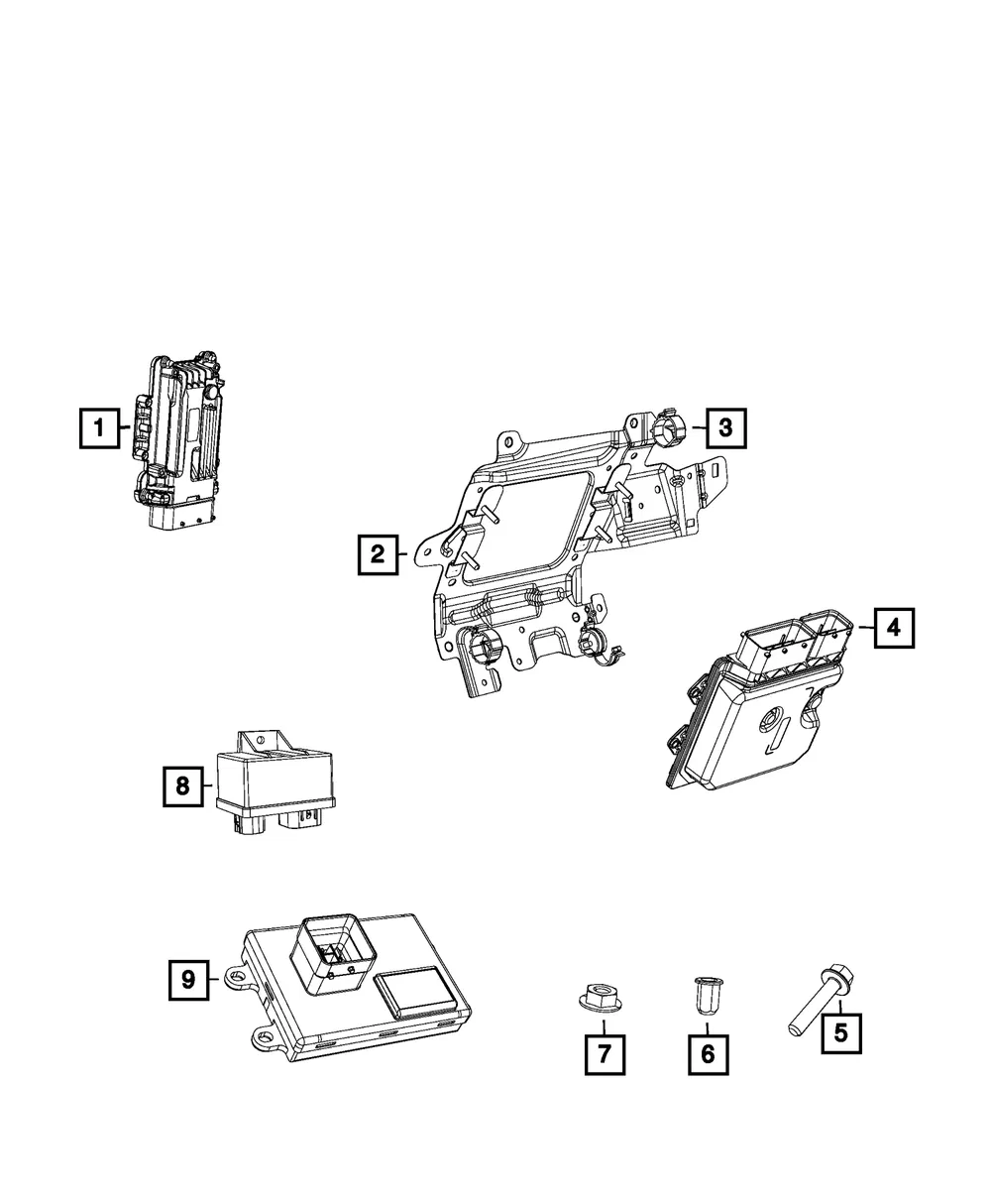 Engine Controller Module - Mopar (5150911AE)