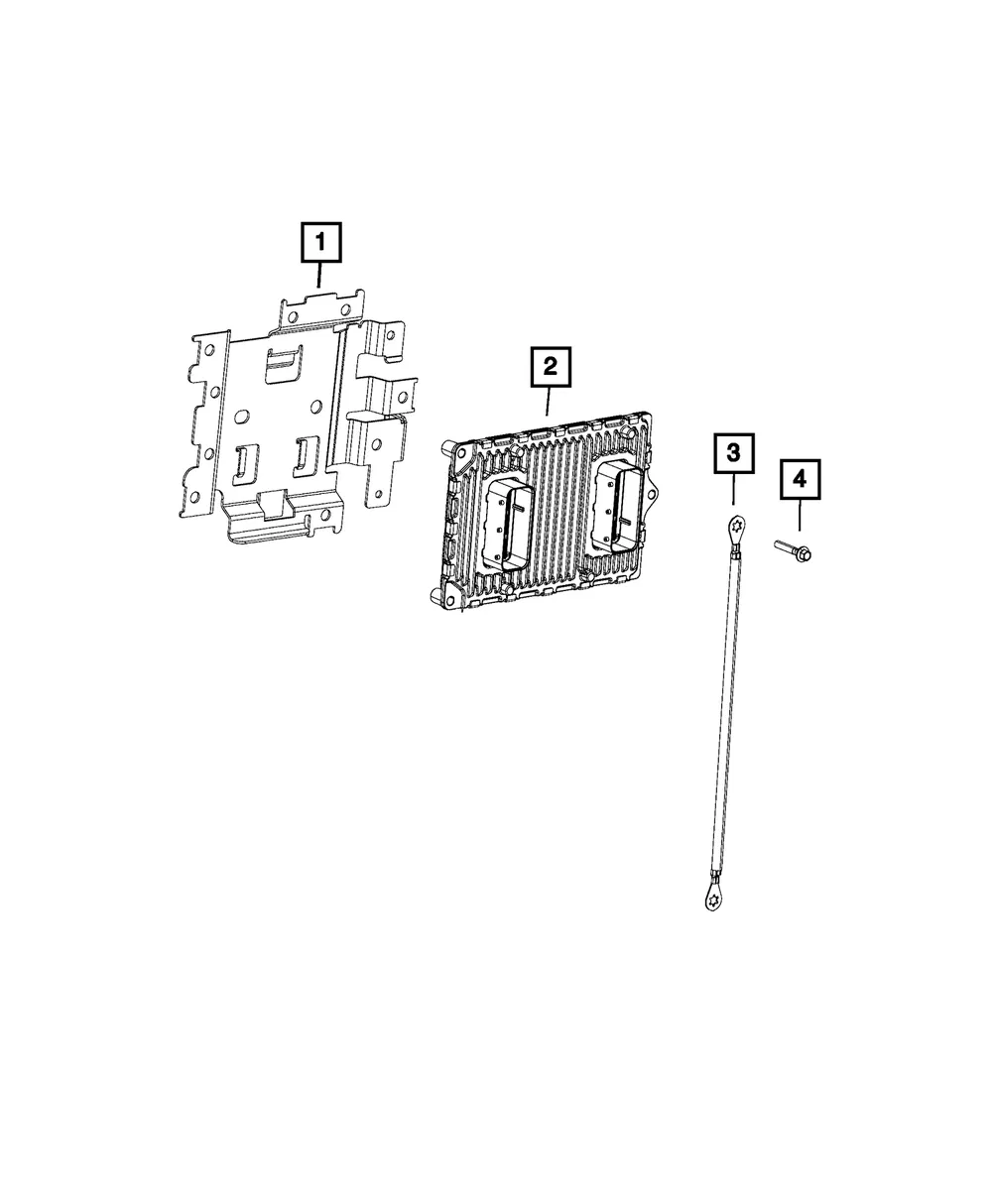 Powertrain Control Module - Mopar (5150987AB)
