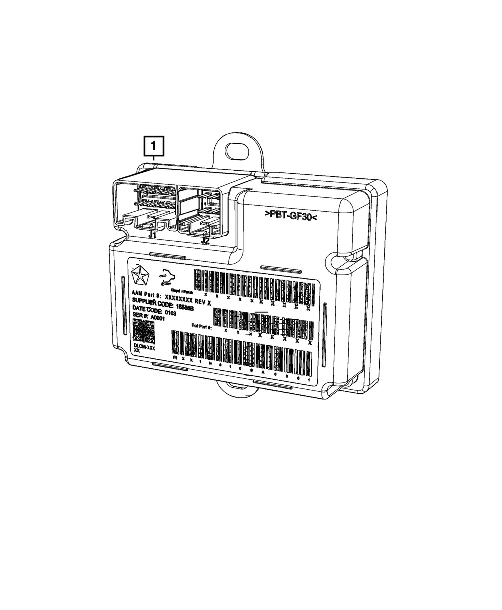 Drive Train Control Module - Mopar (5150999ad)