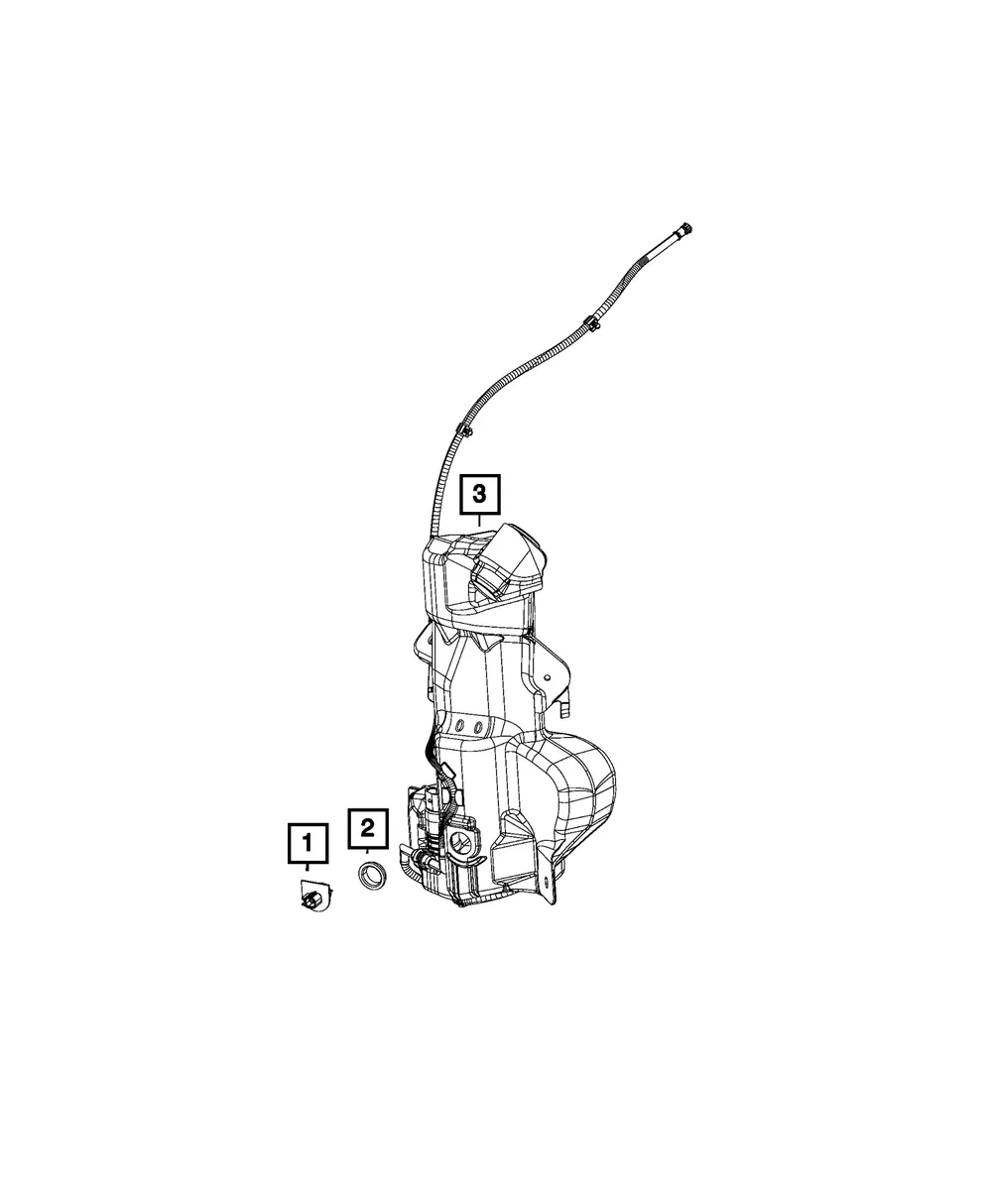 Washer Fluid Level Sensor - Fiat (5152029AB)