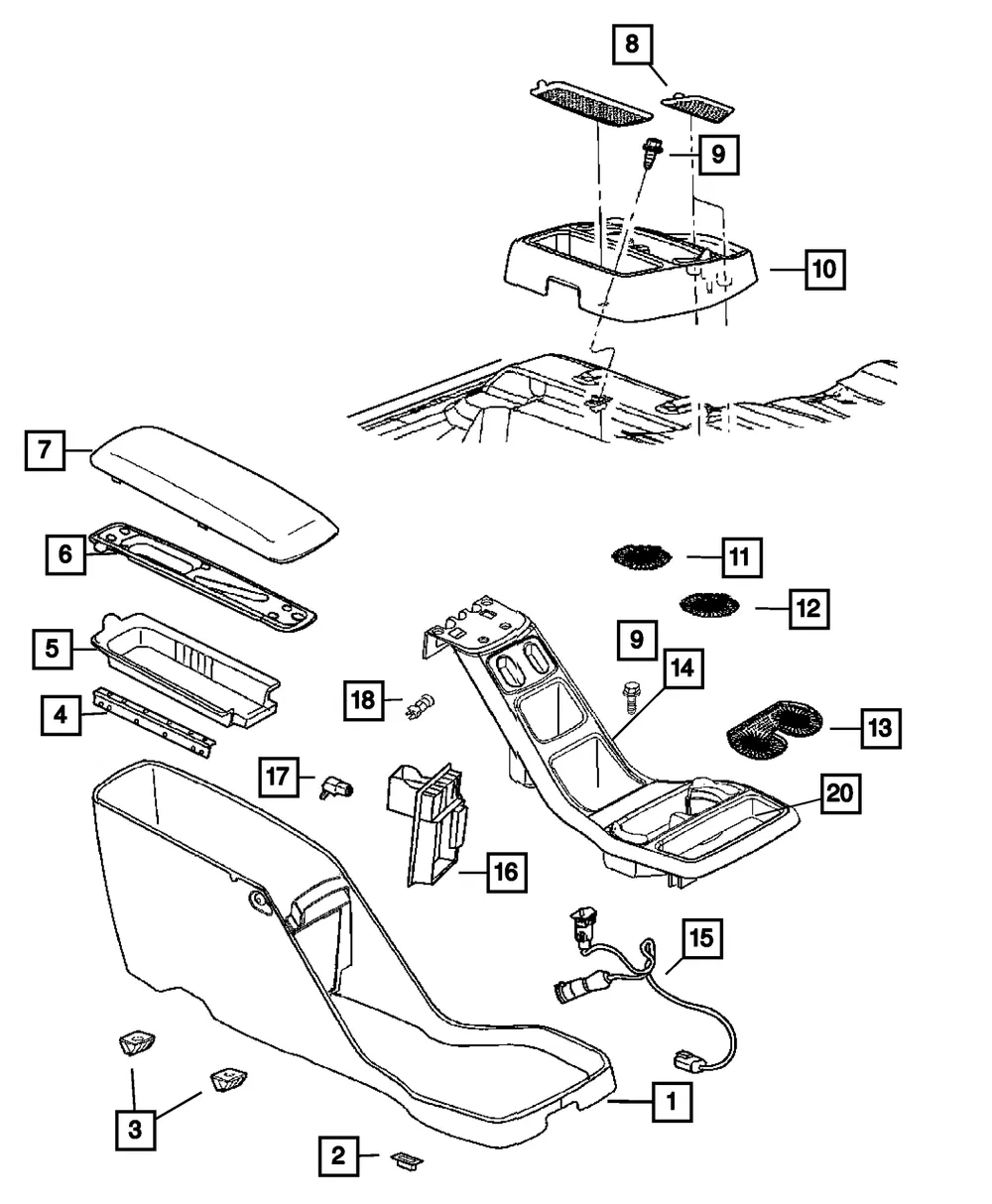 Wiring Console - Mopar (5174459AA)