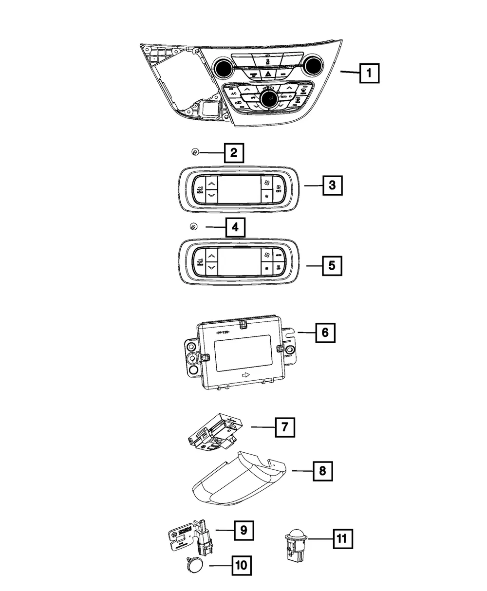 A/C And Heater Module - Mopar (52080481ac)