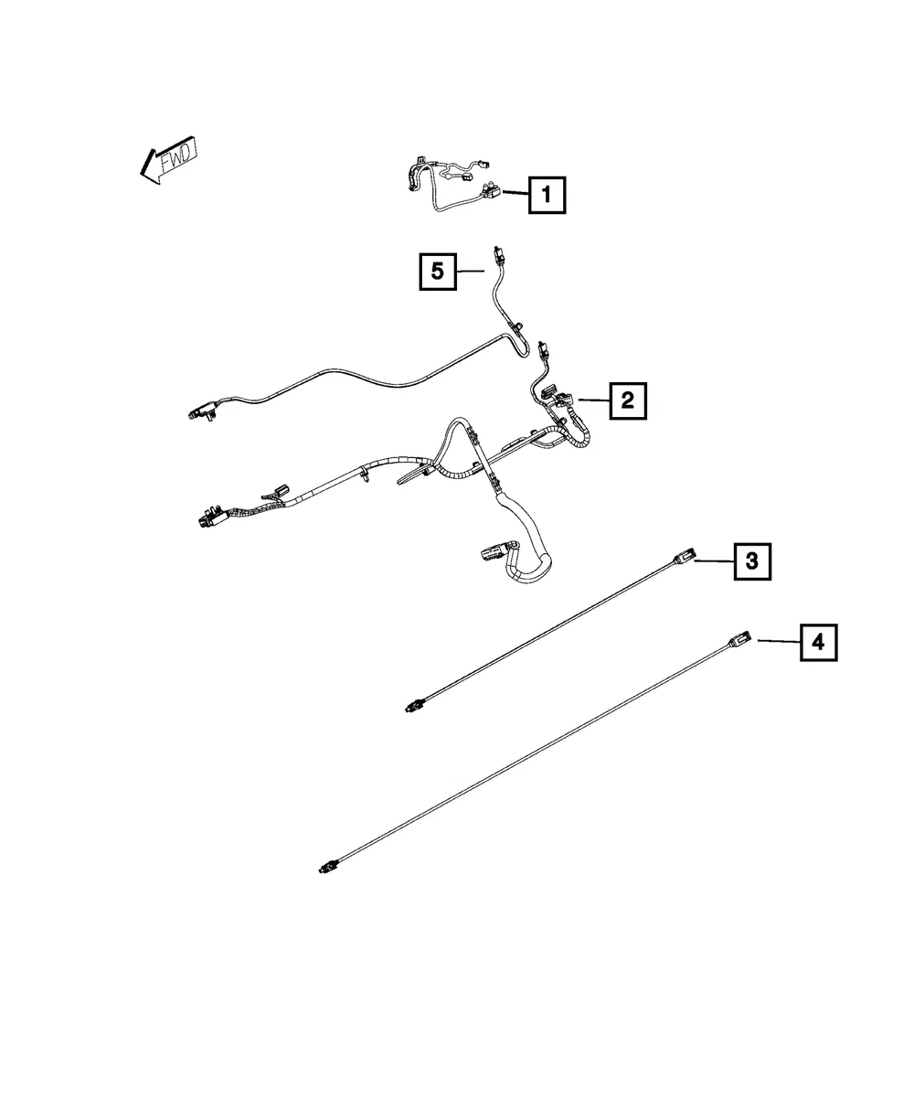 Console Wiring - Mopar (52112467ad)
