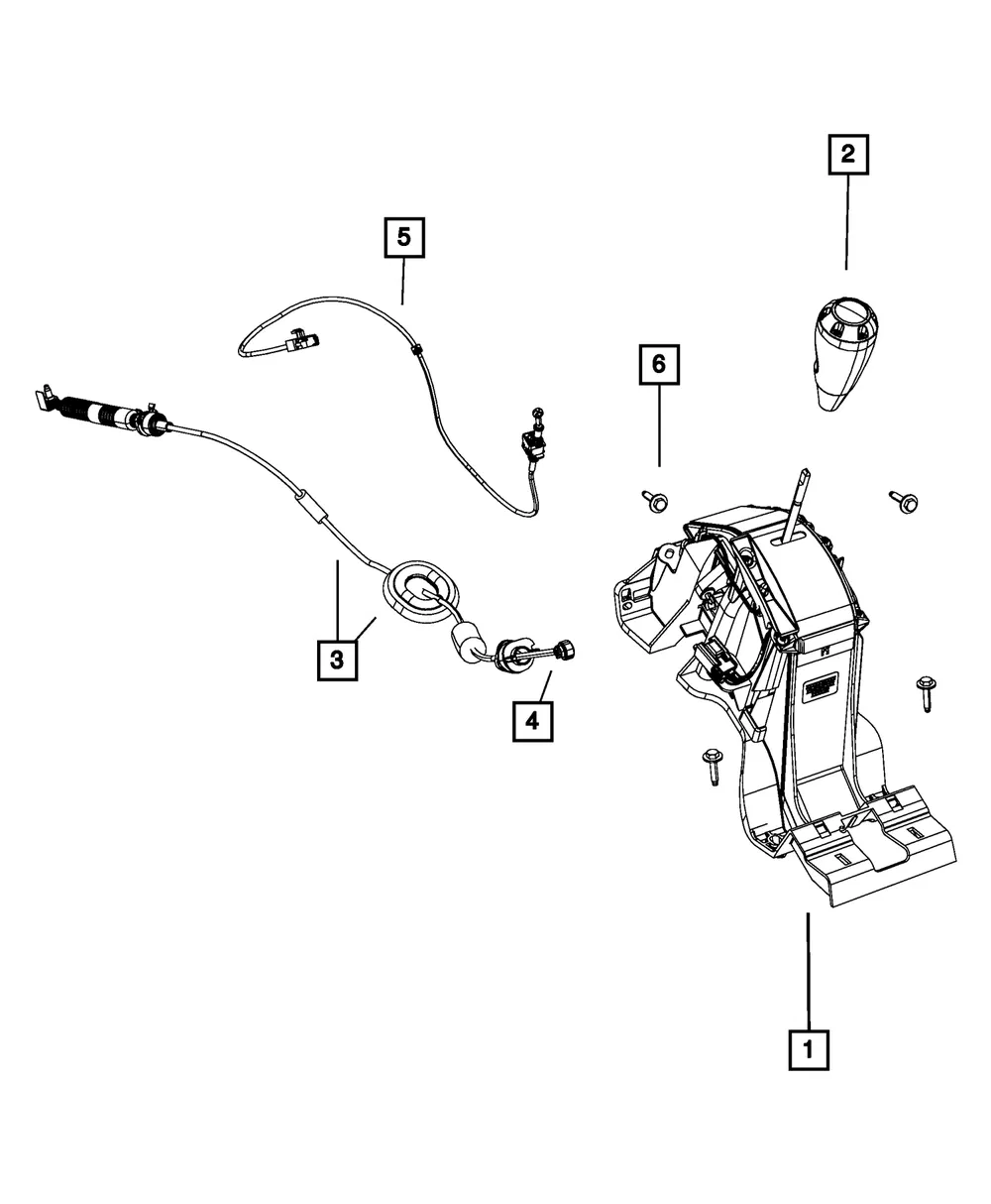 Ignition Interlock Cable - Mopar (5273294af)