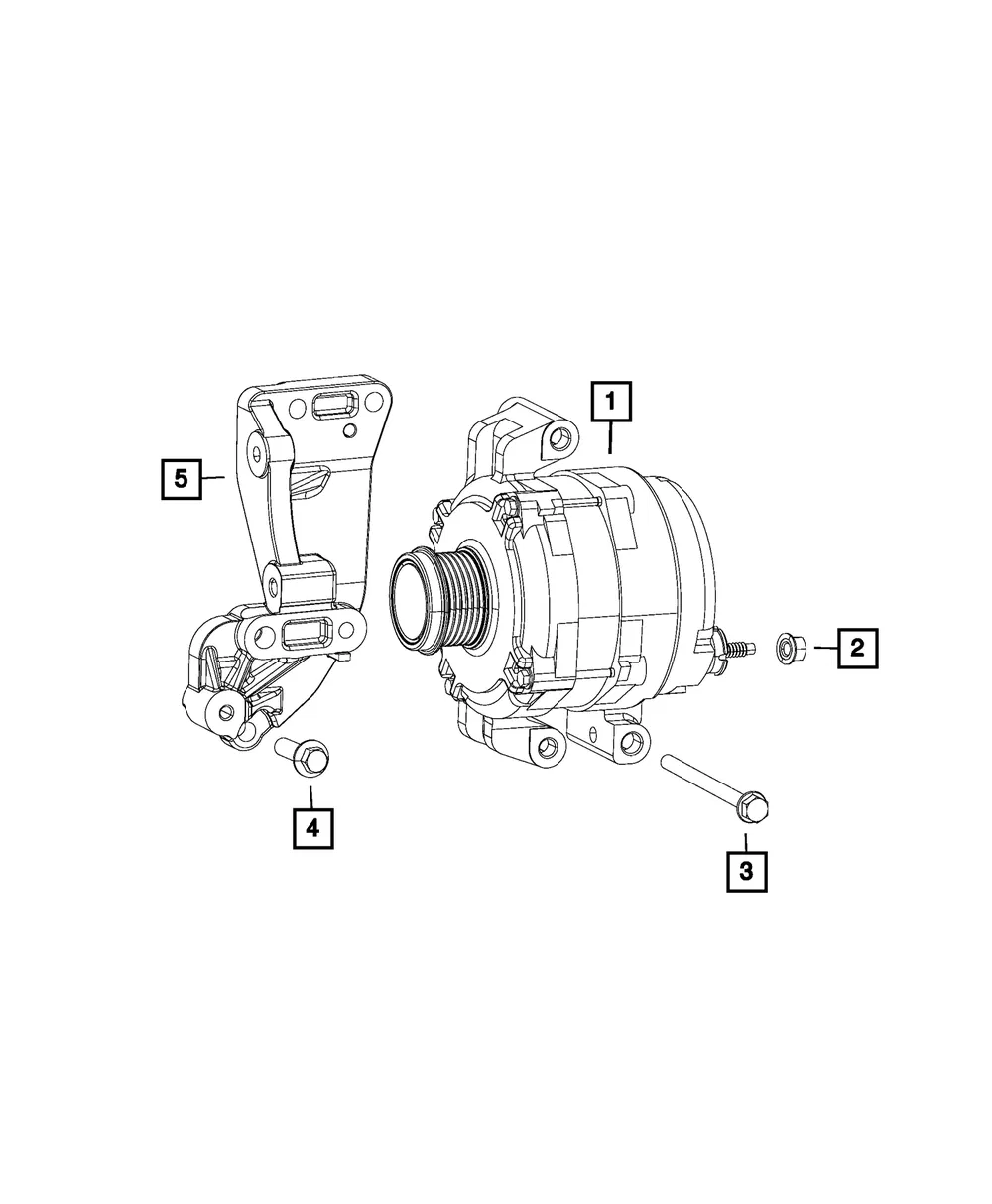 Generator Bracket - Mopar (5281237ab)