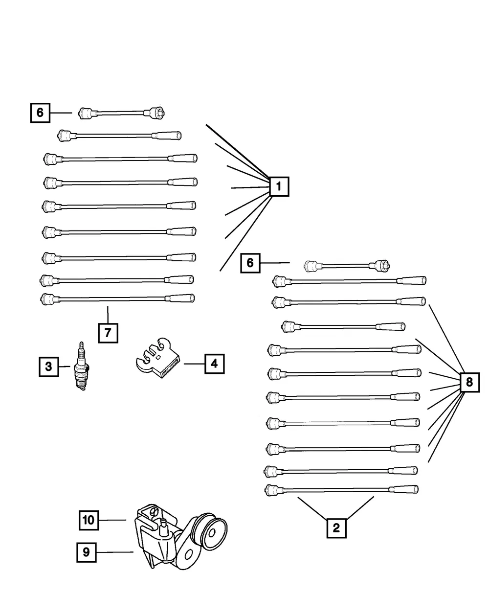 Cable Ignition - Mopar (53006568)